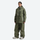 Women's waterproof 2L snow jacket and pants - olive green jacket with olive pants, for resort and street wear