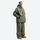 Men's waterproof 2L snow jacket and pants - olive green jacket with olive pants, for powder days and winter commute