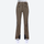 Women's slim fit waterproof stretchable ski pants - brown houndstooth ski pants, for snow sports weekends