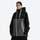 Women's breathable 2-layer snowboard jacket and pants - black and gray colorblock, for resort and street wear