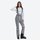 Women's stretchable ski bib with adjustable suspenders - houndstooth slim fit ski bib, for resort ski days