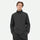 Unisex skin-friendly hardshell jacket for all seasons - black fleece liner jacket, for skiing and snowboarding
