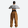 Unisex snowboard jacket and pants set - coffee brown snow pants, for cold-weather winter sports