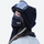 Black ski facemask neck gaiter for snow sports - black facemask on women in black cap, for snow sports weekends