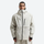 Men's waterproof 2L snow jacket and pants - white jacket, on-model front view, for resort and street wear