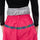 Women's breathable ski jacket with iridescent straps - pink snow pants, for cold-weather winter sports
