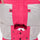 Women's breathable ski jacket with iridescent straps - pink jacket, for resort and street wear