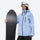 Colorblock ski jacket and pants set - women's solid sky blue, for all-mountain and backcountry days