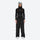 Colorblock snowboard jacket and pants set - women's black slim fit, for cold-weather winter sports