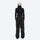 Breathable ski jacket and snow pants combo - women's black slim fit, on-model back view, for resort and backcountry days