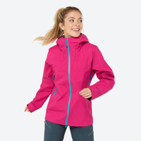 
                  
                    Women's hardshell snowboard jacket with zip vents - pink hardshell jacket, for skiing and snowboarding
                  
                