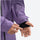 Men's breathable 3-layer padded ski jacket with vents - purple, for powder and piste riding