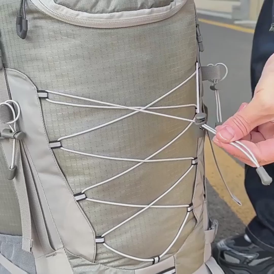 Trek 75L Water-Repellent Backpack with Build-in Rain Cover