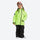 Kids breathable 2-layer ski suit - neon green kids jacket with black pants, for kids skiing and snowboarding