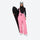 Unisex waterproof 3L bib snow pants - pink bib snow pants, for cold-weather winter sports