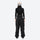 Breathable ski jacket with taped line details - black snow pants with black top, for cold-weather winter sports