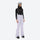 Women's belted snow jacket with suspender pants - lavender snow pants, for resort and cross-country days