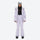 Women's waterproof 3L ski jacket and pants set - lavender jacket with lavender pants, for cold-weather winter sports