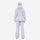 Women's waterproof 3L ski jacket and pants set - lavender jacket with lavender pants, for resort and cross-country days