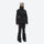 Women's 3-layer breathable ski suit - black jacket with black pants, for skiing and snowboarding