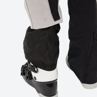 
                  
                    Women's 3-layer breathable ski suit set - black bib pants, for resort and cross-country days
                  
                