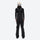 Women's waterproof 3L ski jacket and bib pants series - black bib pants, on-model back view, for skiing and snowboarding