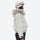 Women's 3-layer breathable ski suit set - white fur trim hood jacket, for resort and cross-country days