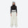 Unisex waterproof 3L snow jacket and pants series - white snow pants with black top, for cold-weather winter sports