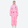 Unisex waterproof 2L one-piece snow suit - pink one-piece suit, for powder days and winter commute
