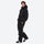 Unisex waterproof 2L one-piece snow suit - black one-piece suit, for resort and street wear
