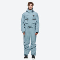 
                  
                    Unisex waterproof 2L one-piece snow suit - ice blue one-piece suit, for cold-weather winter sports
                  
                