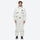 Breathable full-body ski suit with waist belt - white one-piece suit, for resort and street wear