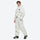 Unisex waterproof 2L one-piece snow suit - white one-piece suit, for cold-weather winter sports